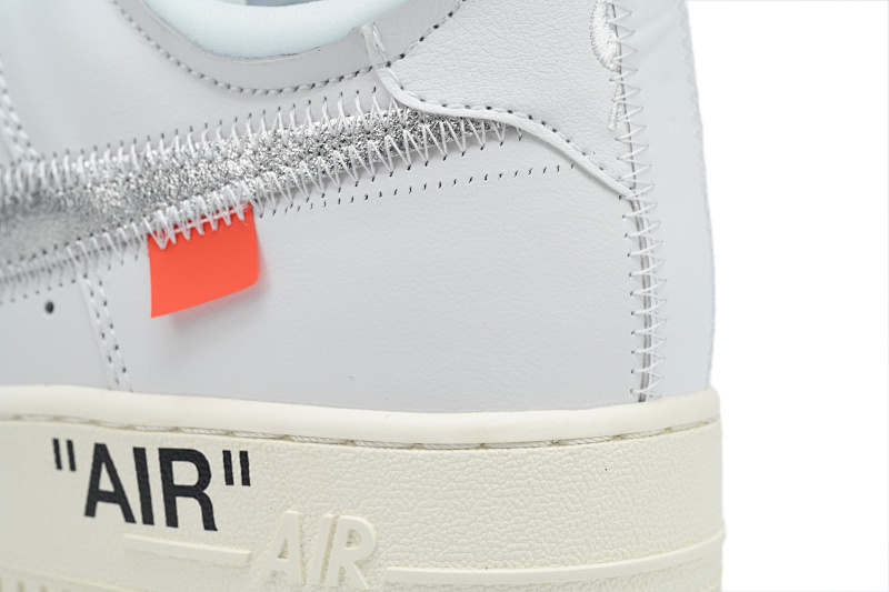 【BA3QF】白银OW 空军低帮联名板鞋 AO4297-100 OFF White X Air Force 1 ’07 Low Conplex Con