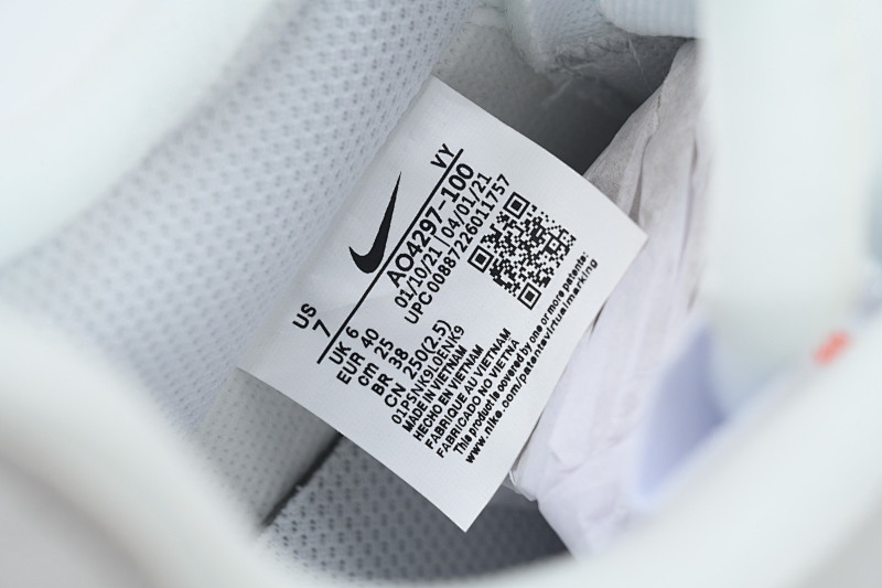 【BA3QF】白银OW 空军低帮联名板鞋 AO4297-100 OFF White X Air Force 1 ’07 Low Conplex Con