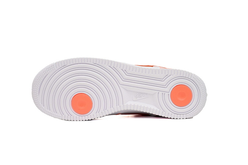 【BA9GF】空军白橙 G版耐克空军低帮板鞋 AA5360-100  Nike Air Force One Low Vlone "White/Orange"