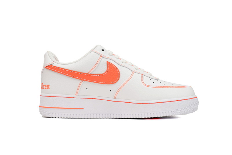 【BA9GF】空军白橙 G版耐克空军低帮板鞋 AA5360-100  Nike Air Force One Low Vlone "White/Orange"
