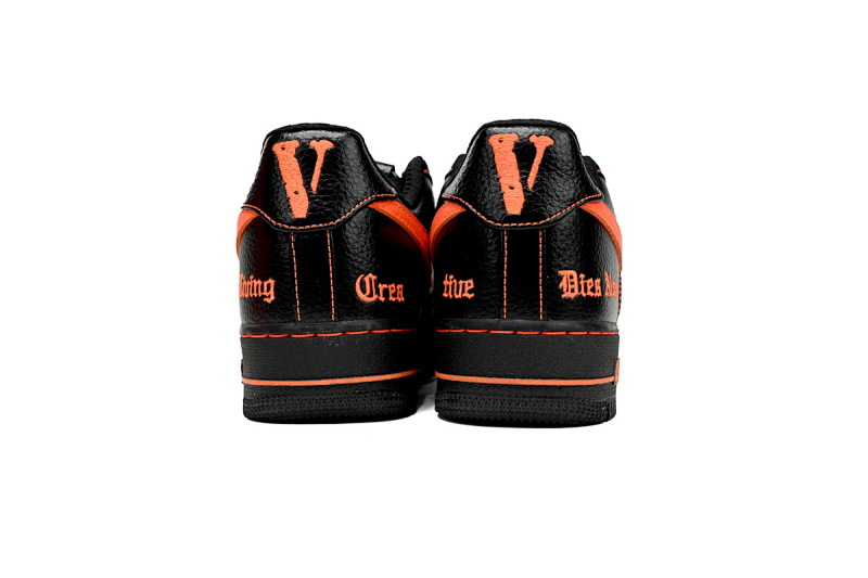 【BA9GF】空军黑橙 G版耐克空军低帮板鞋 AA5360-001 Mens VLONE x Nike Air Force 1 Low "Vlone"