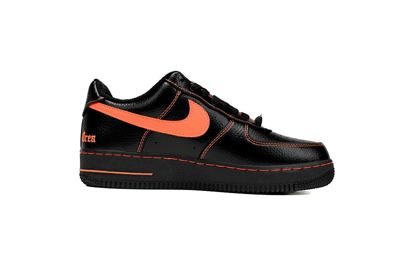 【BA9GF】空军黑橙 G版耐克空军低帮板鞋 AA5360-001 Mens VLONE x Nike Air Force 1 Low "Vlone"