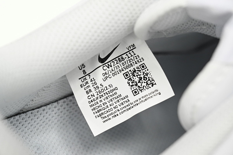 【AA3GF】白闪电空军 G版耐克空军低帮板鞋 CW2288-111 Nike Air Force 1 '07 Low White