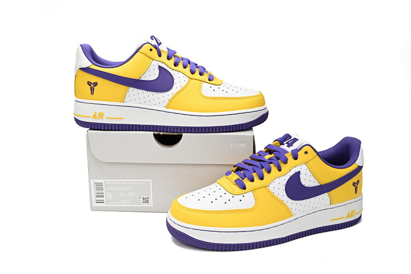 yupoo_380730_5ca5a9e9.jpg 【AA3GF】湖人空军 G版耐克空军低帮板鞋 FZ1151-100 Nike Kobe Bryant x NK Air Force 1 Low Retro QS