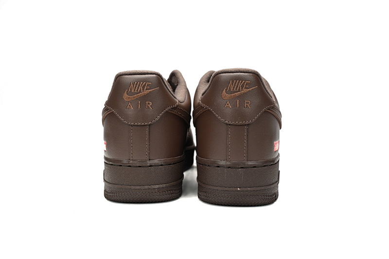 【BA5GF】SUP棕色 G版耐克空军低帮板鞋  CU9225-200 Supreme x Nike Air Force 1 Low "Baroque Brown"