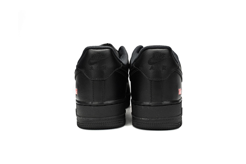 【BA5GF】SUP全黑  G版耐克空军低帮板鞋  CU9225-001 Supreme x Nike Air Force 1 Low “Box Logo Black
