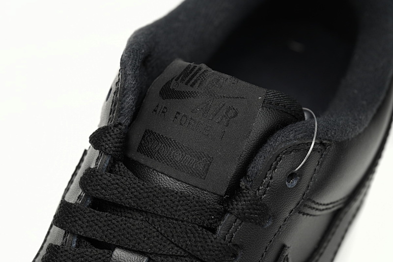 【BA5GF】SUP全黑  G版耐克空军低帮板鞋  CU9225-001 Supreme x Nike Air Force 1 Low “Box Logo Black