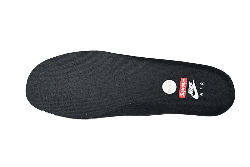 【BA5GF】SUP全黑  G版耐克空军低帮板鞋  CU9225-001 Supreme x Nike Air Force 1 Low “Box Logo Black