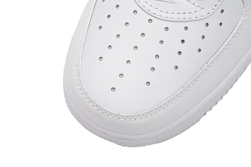 【BA5GF】SUP全白 G版耐克空军低帮板鞋 CU9225-100 Supreme x Nike Air Force 1 Low White For Sale