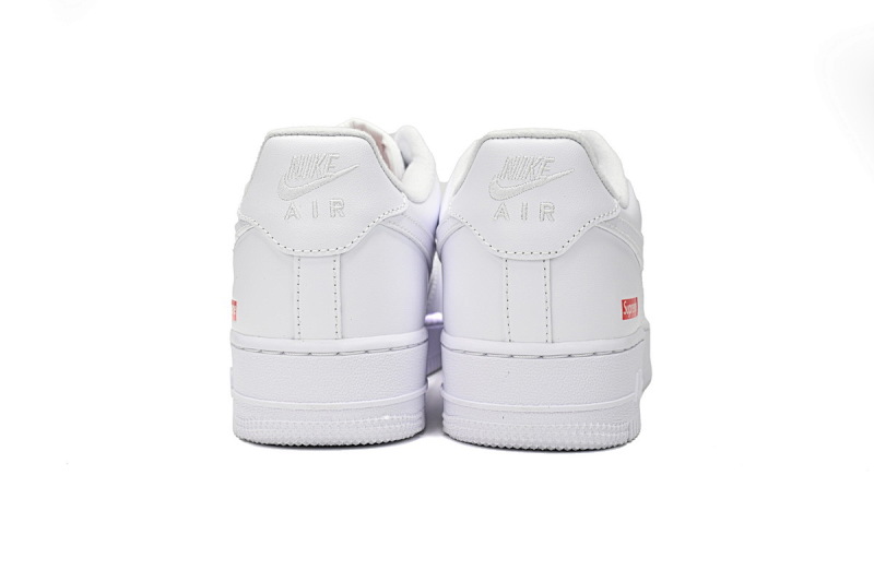 【BA5GF】SUP全白 G版耐克空军低帮板鞋 CU9225-100 Supreme x Nike Air Force 1 Low White For Sale