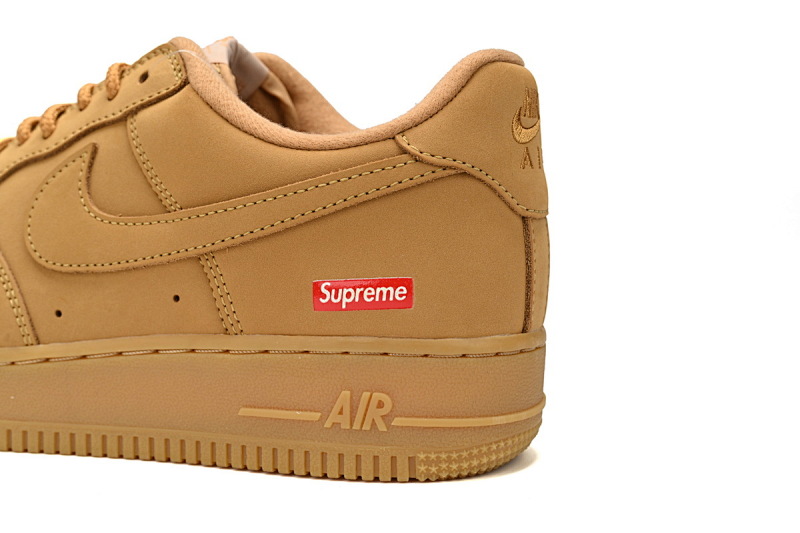 【BA5GF】SUP小麦 G版耐克空军低帮板鞋 DN1555-200 Nike Air Force 1 Low SP 'Supreme - Wheat'