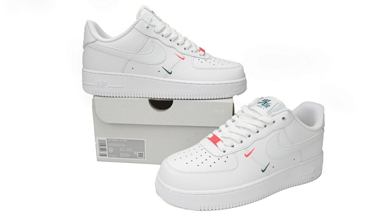【AA3QF】-7 白橙蓝 空军低帮运动板鞋休闲鞋 CT1989-101 Nike Air Force 1 Low Summit White