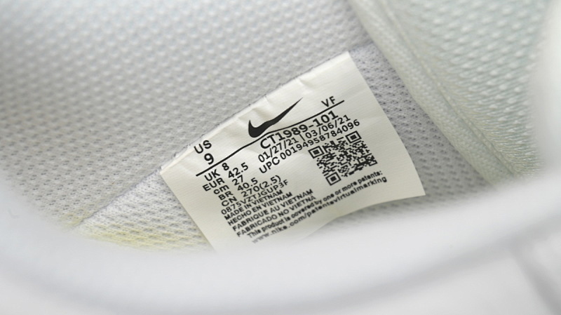 【AA3QF】-7 白橙蓝 空军低帮运动板鞋休闲鞋 CT1989-101 Nike Air Force 1 Low Summit White