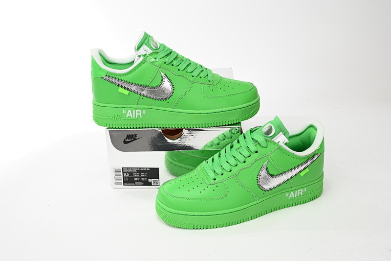 【CA3TS】绿色艺术馆 STOS版 空军低帮联名板鞋 DX1419-300 OFF White X Air Force 1 Low Green