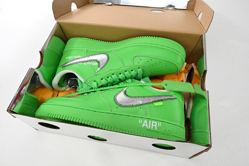 【CA3TS】绿色艺术馆 STOS版 空军低帮联名板鞋 DX1419-300 OFF White X Air Force 1 Low Green