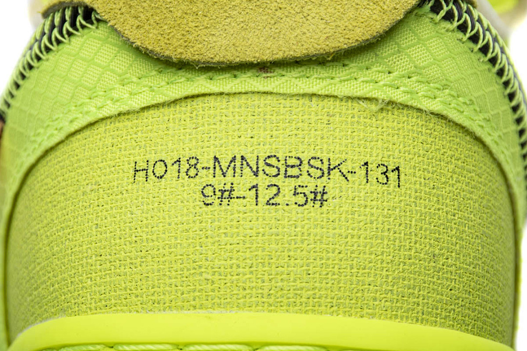 【CA3TS】荧光绿OW STOS版空军低帮联名板鞋 AO4606-700 OFF White X Air Force 1 Low Volt