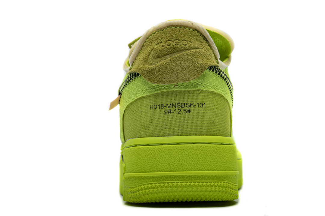 【CA3TS】荧光绿OW STOS版空军低帮联名板鞋 AO4606-700 OFF White X Air Force 1 Low Volt
