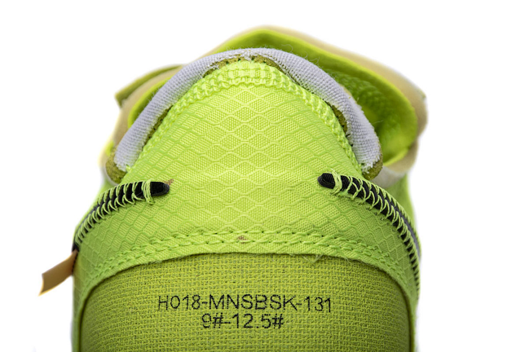 【CA3TS】荧光绿OW STOS版空军低帮联名板鞋 AO4606-700 OFF White X Air Force 1 Low Volt