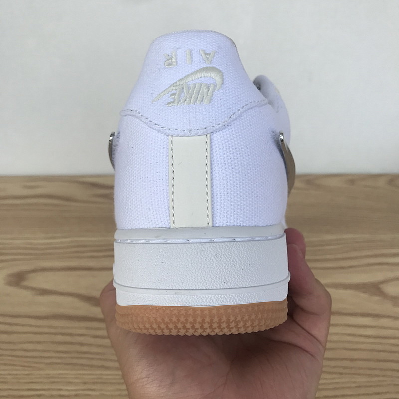 【CA3TS】全白换勾 STOS版耐克空军一号板鞋 AQ4211-100 Travis Scott x Nike Air Force 1“White”