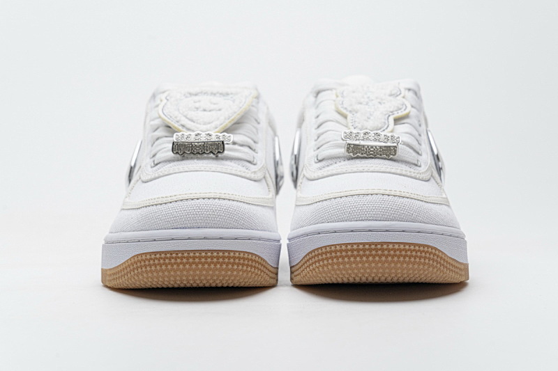 【CA3TS】全白换勾 STOS版耐克空军一号板鞋 AQ4211-100 Travis Scott x Nike Air Force 1“White”