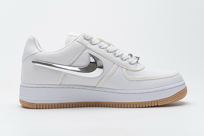 【CA3TS】全白换勾 STOS版耐克空军一号板鞋 AQ4211-100 Travis Scott x Nike Air Force 1“White”