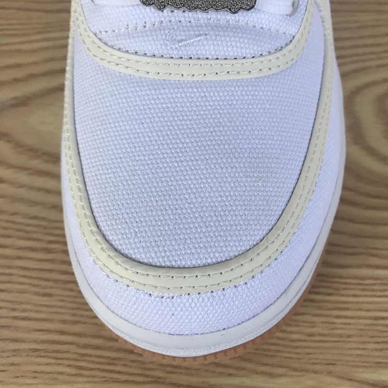 【CA3TS】全白换勾 STOS版耐克空军一号板鞋 AQ4211-100 Travis Scott x Nike Air Force 1“White”