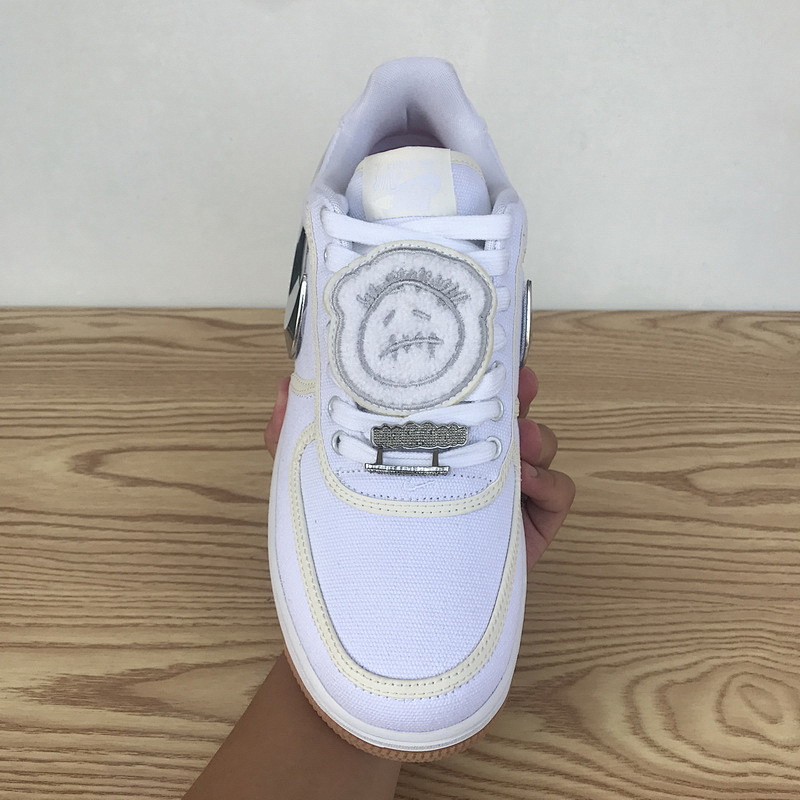 【CA3TS】全白换勾 STOS版耐克空军一号板鞋 AQ4211-100 Travis Scott x Nike Air Force 1“White”
