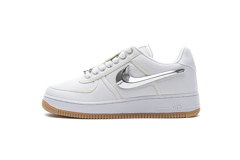 【CA3TS】全白换勾 STOS版耐克空军一号板鞋 AQ4211-100 Travis Scott x Nike Air Force 1“White”