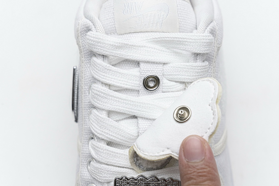 【CA3TS】全白换勾 STOS版耐克空军一号板鞋 AQ4211-100 Travis Scott x Nike Air Force 1“White”