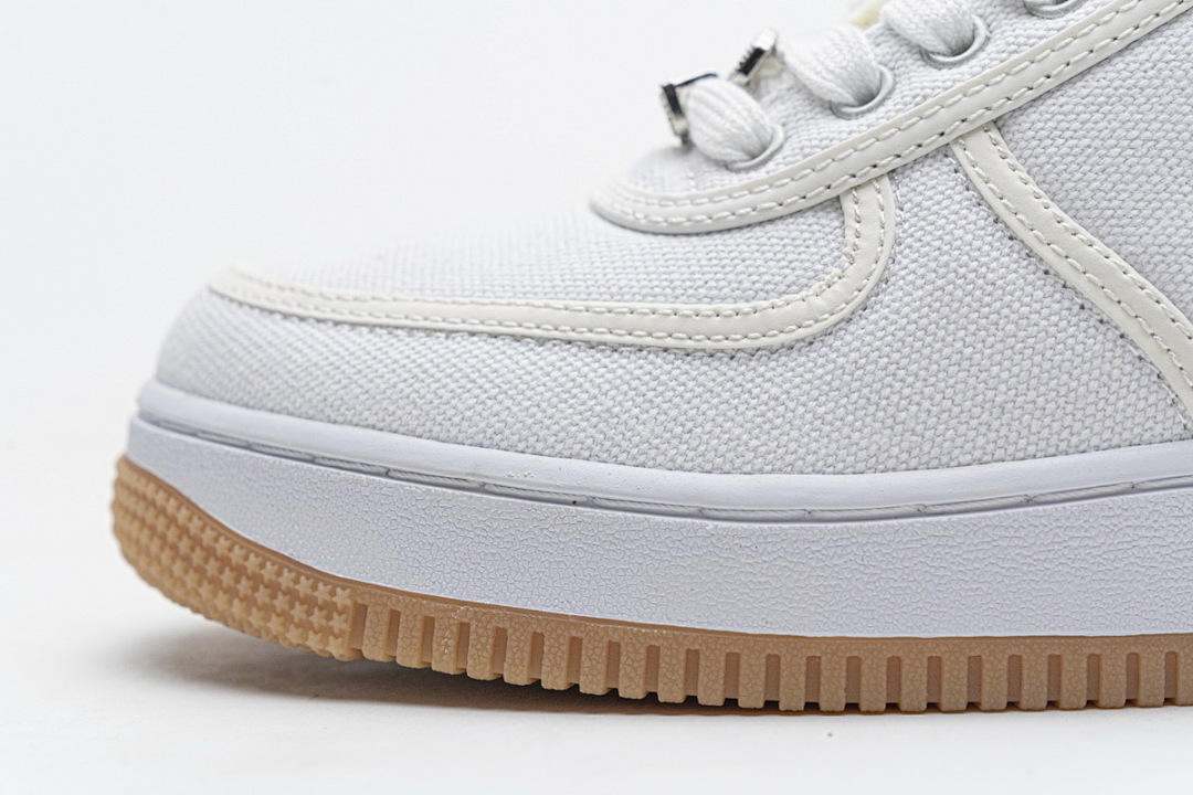 【CA3TS】全白换勾 STOS版耐克空军一号板鞋 AQ4211-100 Travis Scott x Nike Air Force 1“White”