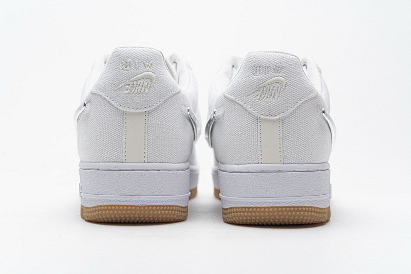 【CA3TS】全白换勾 STOS版耐克空军一号板鞋 AQ4211-100 Travis Scott x Nike Air Force 1“White”