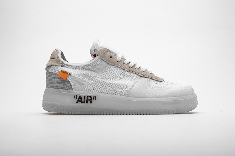 【CA3TS】空军网纱白 STOS版空军低帮联名板鞋 AO4606-100 OFF White X Air Force 1 Low White