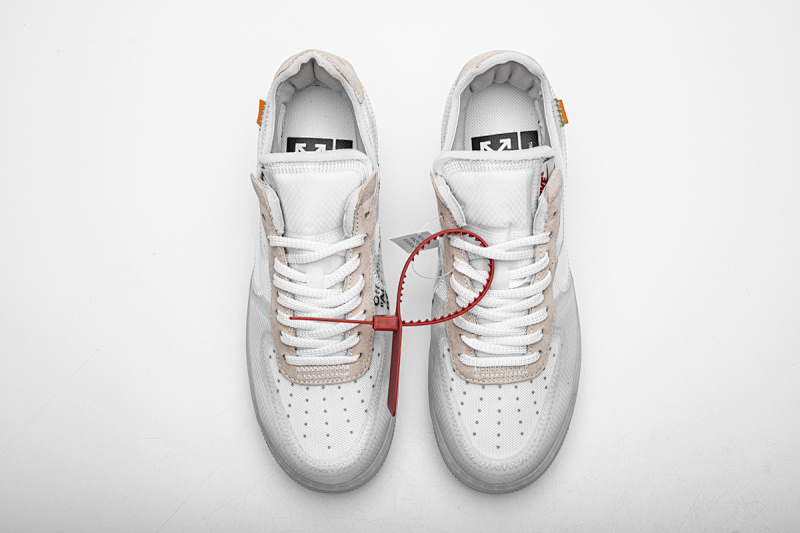 【CA3TS】空军网纱白 STOS版空军低帮联名板鞋 AO4606-100 OFF White X Air Force 1 Low White