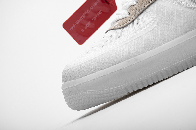 【CA3TS】空军网纱白 STOS版空军低帮联名板鞋 AO4606-100 OFF White X Air Force 1 Low White