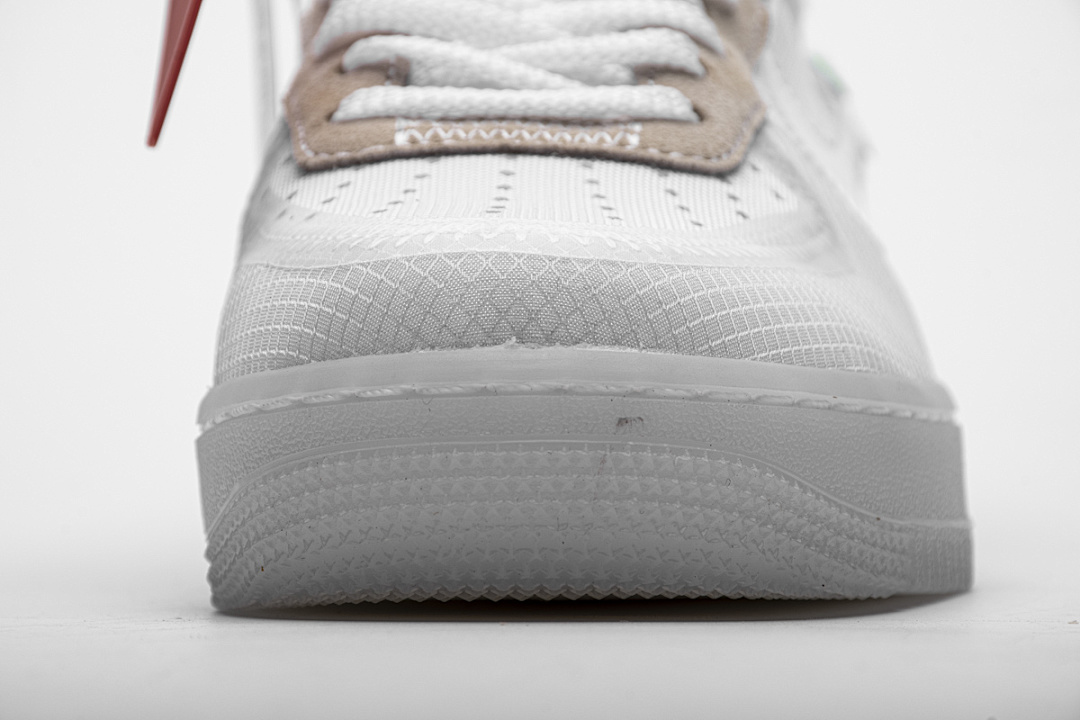 【CA3TS】空军网纱白 STOS版空军低帮联名板鞋 AO4606-100 OFF White X Air Force 1 Low White