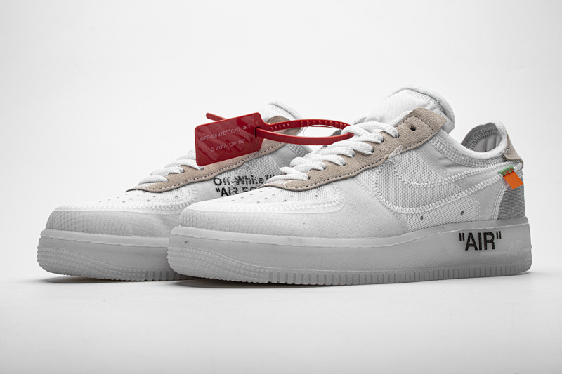 【CA3TS】空军网纱白 STOS版空军低帮联名板鞋 AO4606-100 OFF White X Air Force 1 Low White