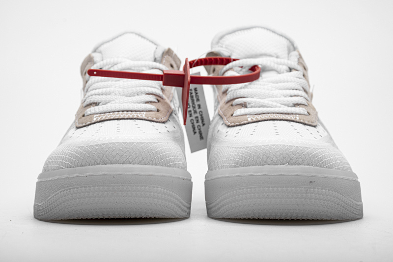 【CA3TS】空军网纱白 STOS版空军低帮联名板鞋 AO4606-100 OFF White X Air Force 1 Low White