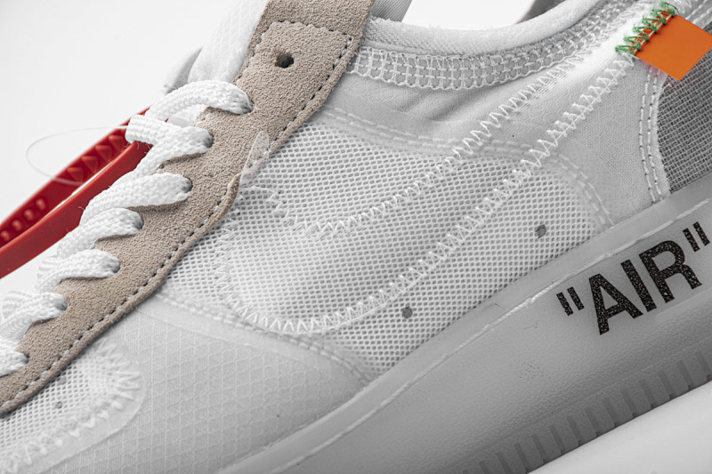 【CA3TS】空军网纱白 STOS版空军低帮联名板鞋 AO4606-100 OFF White X Air Force 1 Low White