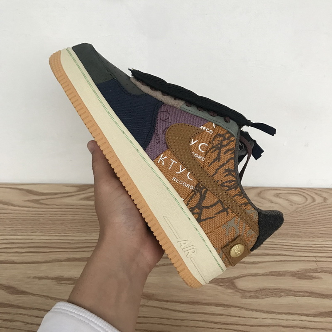 【CA3TS】拼接 STOS版耐克空军一号板鞋 CN2405-900 Travis Scott Nike Air Force 1 Low “Cactus Jack