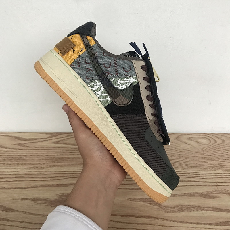 【CA3TS】拼接 STOS版耐克空军一号板鞋 CN2405-900 Travis Scott Nike Air Force 1 Low “Cactus Jack