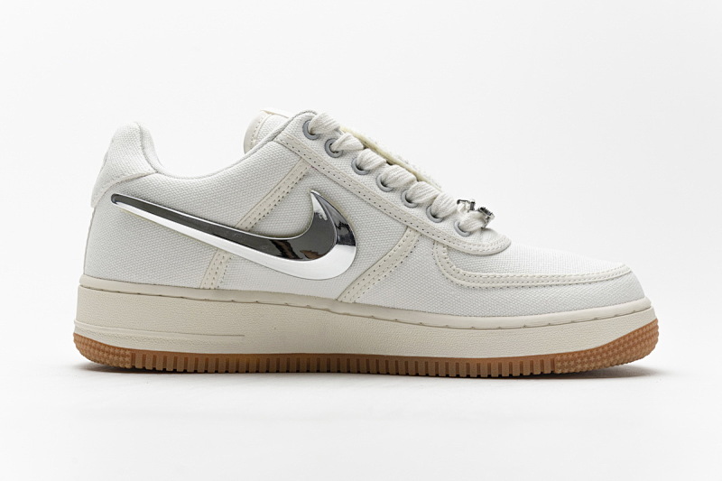【CA3TS】米黄换勾 STOS版耐克空军一号板鞋 AQ4211-101 Travis Scott x Nike Air Force 1“Sail”