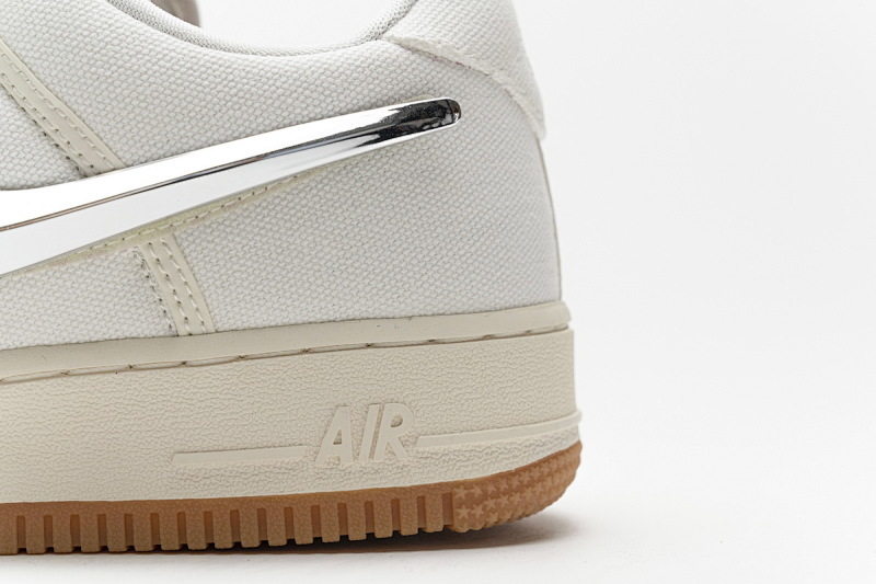【CA3TS】米黄换勾 STOS版耐克空军一号板鞋 AQ4211-101 Travis Scott x Nike Air Force 1“Sail”
