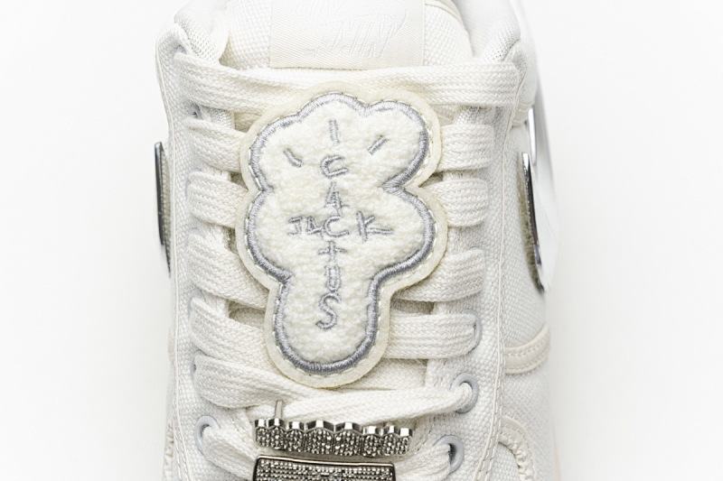 【CA3TS】米黄换勾 STOS版耐克空军一号板鞋 AQ4211-101 Travis Scott x Nike Air Force 1“Sail”