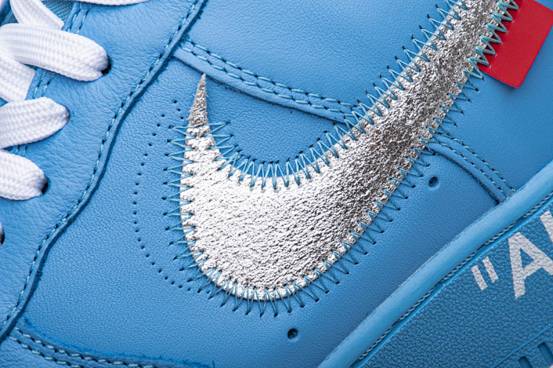 【CA3TS】蓝色OW STOS版空军低帮联名板鞋 CI1173-400 OFF White X Air Force 1 ’07 Low MCA