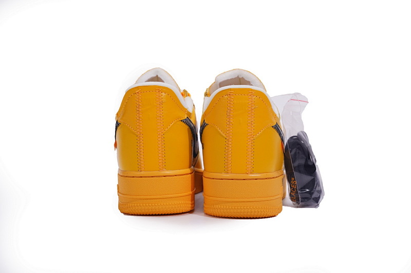 【CA3TS】黄皮 STOS版空军低帮联名板鞋 DD1876-700 Off-White x Nike Air Force 1 Low University Gold