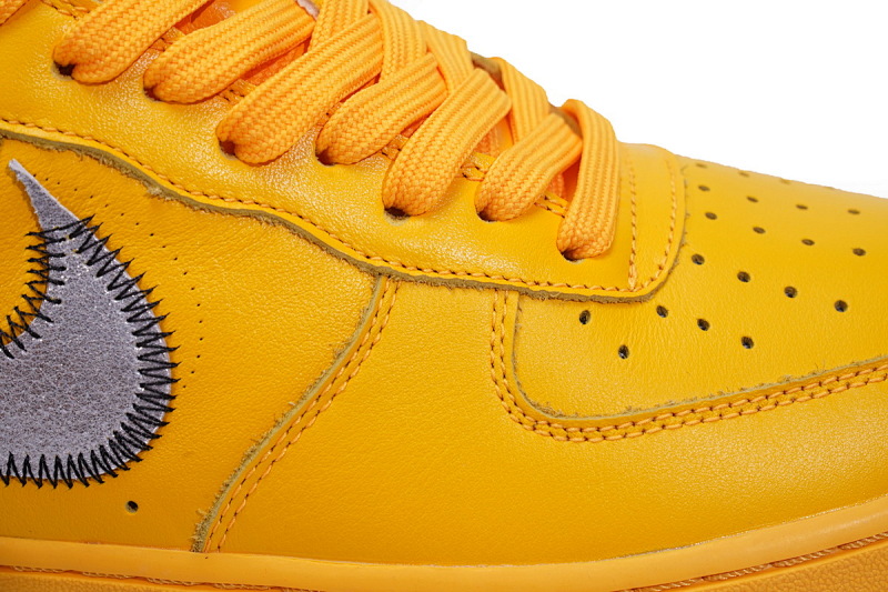 【CA3TS】黄皮 STOS版空军低帮联名板鞋 DD1876-700 Off-White x Nike Air Force 1 Low University Gold