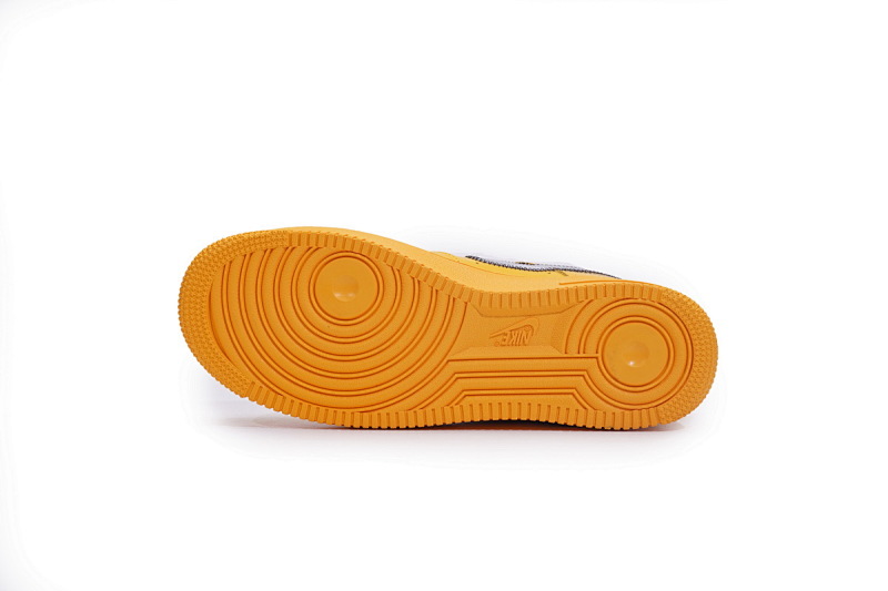【CA3TS】黄皮 STOS版空军低帮联名板鞋 DD1876-700 Off-White x Nike Air Force 1 Low University Gold