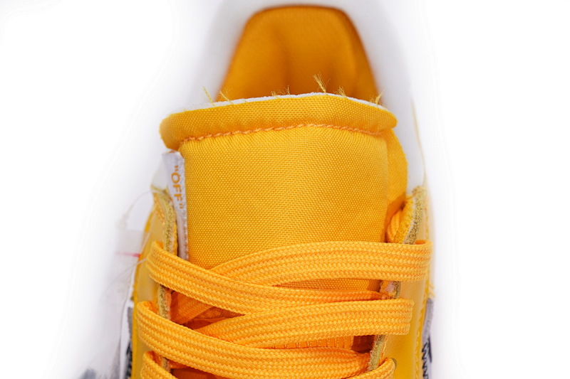 【CA3TS】黄皮 STOS版空军低帮联名板鞋 DD1876-700 Off-White x Nike Air Force 1 Low University Gold
