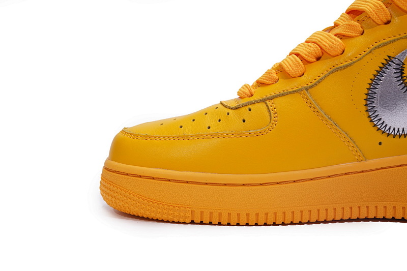 【CA3TS】黄皮 STOS版空军低帮联名板鞋 DD1876-700 Off-White x Nike Air Force 1 Low University Gold