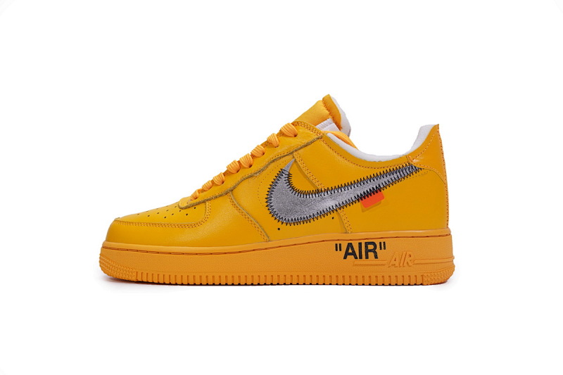 【CA3TS】黄皮 STOS版空军低帮联名板鞋 DD1876-700 Off-White x Nike Air Force 1 Low University Gold